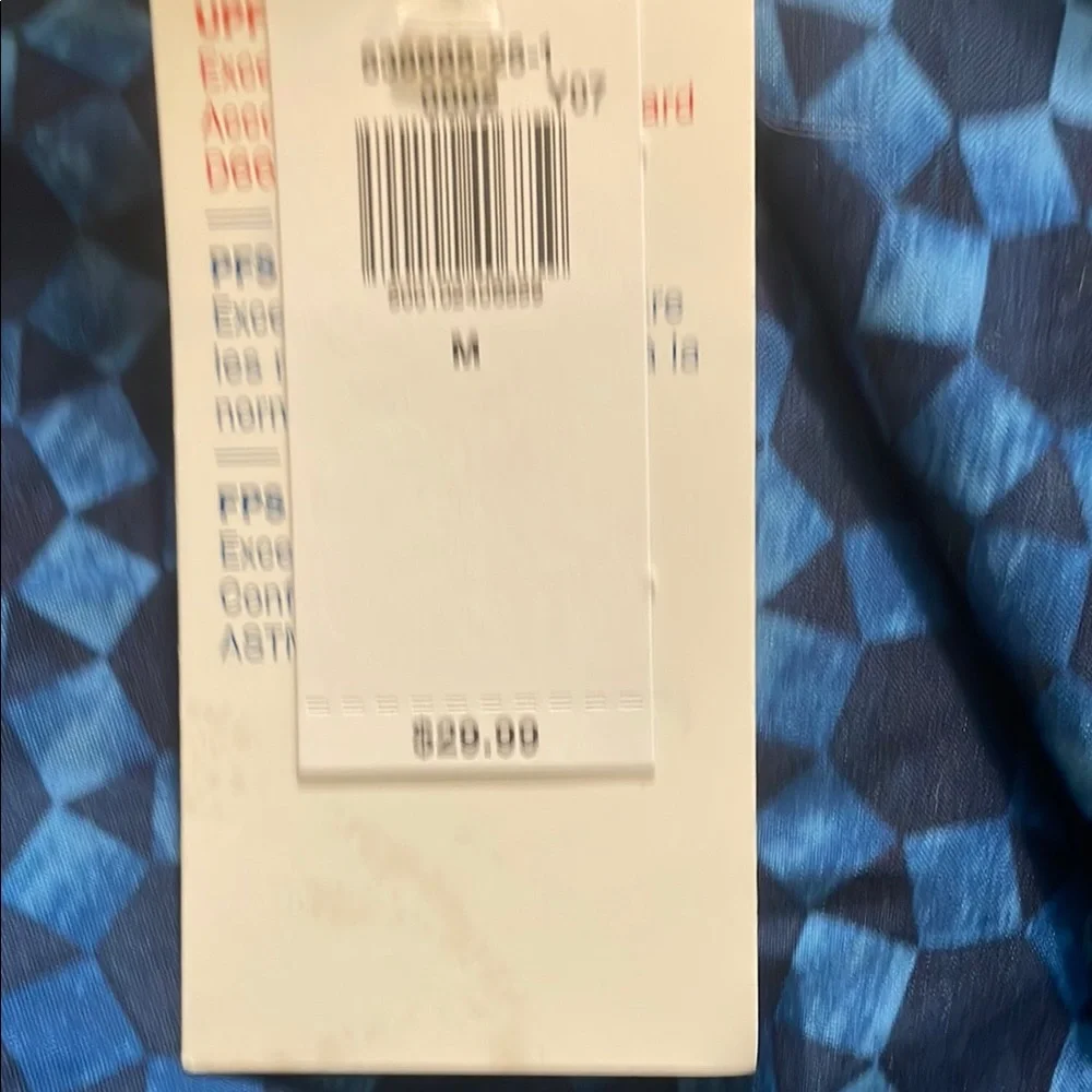 Old Navy Men's Blue Patterned Swim Shorts Size Medium Retail $29.99. NWT.
